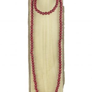  INFINITO Collar largo de bolas 10 Mmm pintadas a mano WOOD, STONE AND RESIN NECKLACES FOR WOMEN