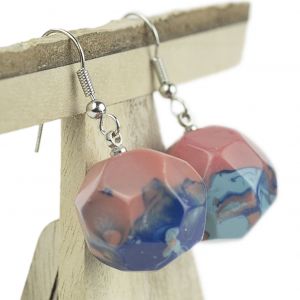  BIV5-5348-PE2 RESIN EARRINGS