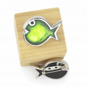  Broche pez verde 