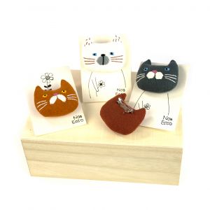 Foto principal Broche gato textil pack x 3