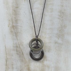  Colgante 3 aros WOOD, STONE AND RESIN NECKLACES FOR WOMEN