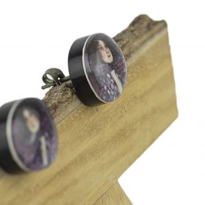  Pendiente Klimt RESIN EARRINGS