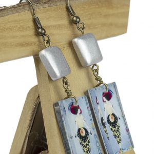  PIV3-0978-PE-0979-PE RESIN EARRINGS