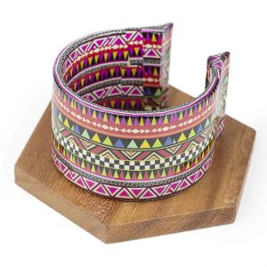  VTV6-1109-PU1-1109-PU2 DECOUPAGE WOOD-RESIN BRACELETS